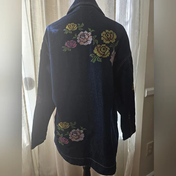 NWOT WTF Madison City Embroidered Jacket By Free People - Picture 8 of 8